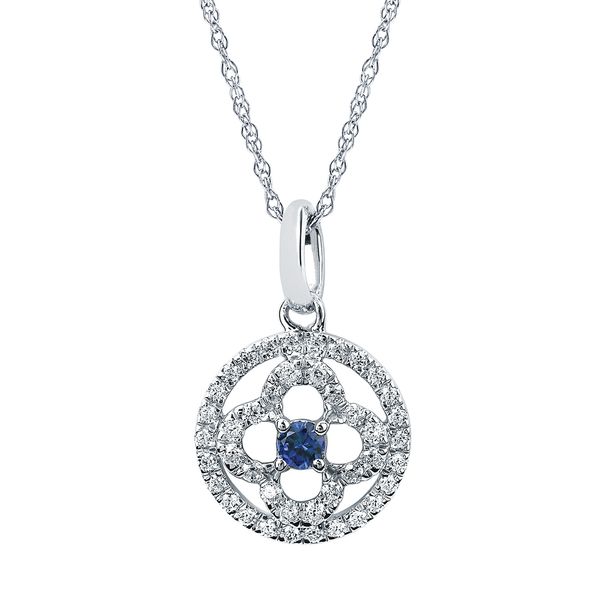 14k White Gold Gemstone Pendant Arnold's Jewelry and Gifts Logansport, IN