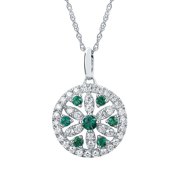 14k White Gold Gemstone Pendant Timmreck & McNicol Jewelers McMinnville, OR