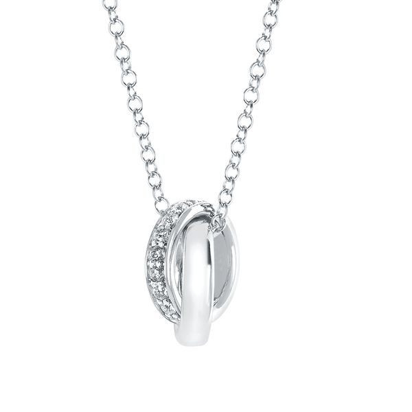 14k White Gold Diamond Pendant Avitabile Fine Jewelers Hanover, MA