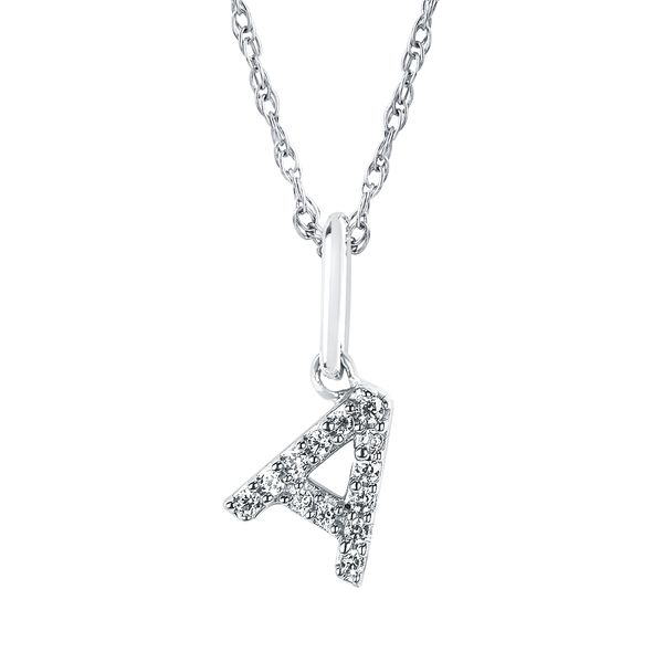 10k White Gold Diamond Pendant Enchanted Jewelry Plainfield, CT