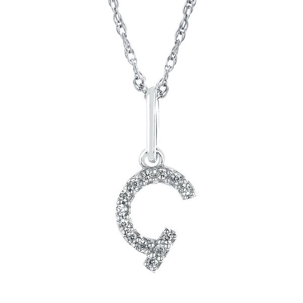 10k White Gold Diamond Pendant Scirto's Jewelry Lockport, NY