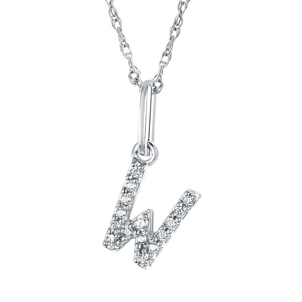 10k White Gold Diamond Pendant Graham Jewelers Wayzata, MN