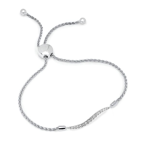 Sterling Silver Diamond Bracelet Lewis Jewelers, Inc. Ansonia, CT