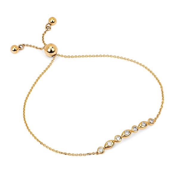 14k Yellow Gold Diamond Bracelet Scirto's Jewelry Lockport, NY