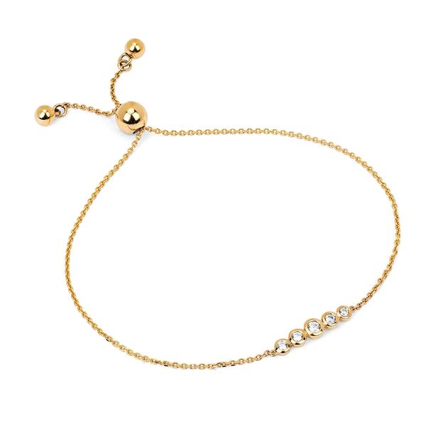 14k Yellow Gold Diamond Bracelet B & L Jewelers Danville, KY
