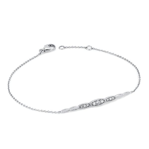 14k White Gold Diamond Bracelet Arnold's Jewelry and Gifts Logansport, IN
