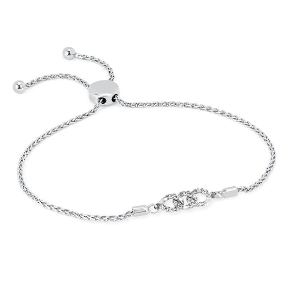 Sterling Silver Diamond Bracelet Beckman Jewelers Inc Ottawa, OH