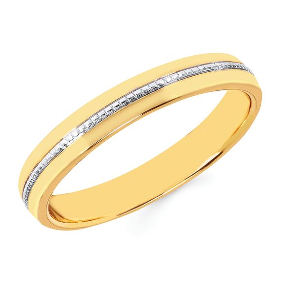 14k Yellow & White Gold Engagement Ring Jewel Smiths Oklahoma City, OK