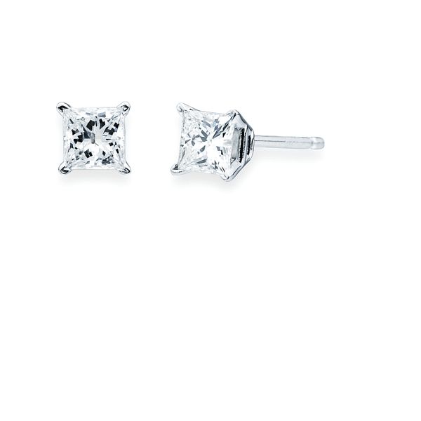 14k White Gold Diamond Earrings Atlanta West Jewelry Douglasville, GA