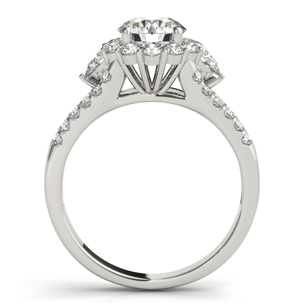Platinum Round Halo Engagement Ring Image 2 Galloway and Moseley, Inc. Sumter, SC