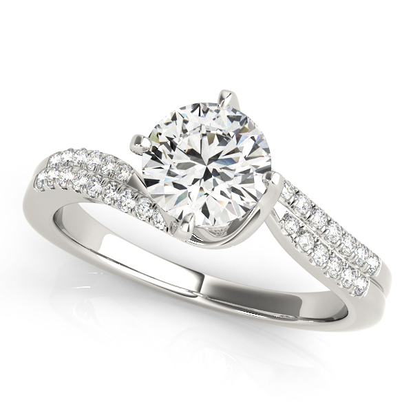 18K White Gold Engagement Ring Grono and Christie Jewelers East Milton, MA