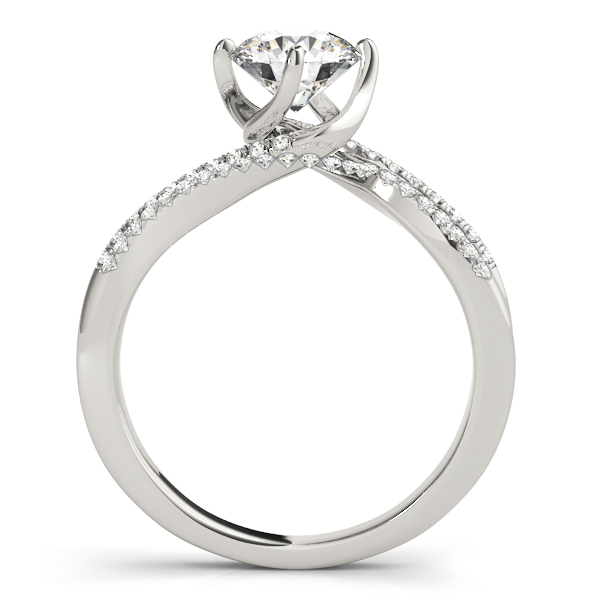 18K White Gold Engagement Ring Image 2 Quality Gem LLC Bethel, CT