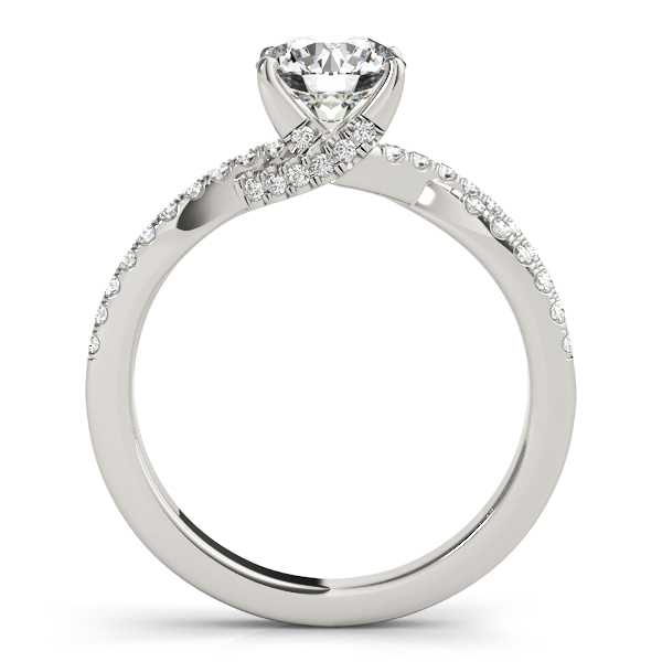 14K White Gold Engagement Ring Image 2 Quality Gem LLC Bethel, CT