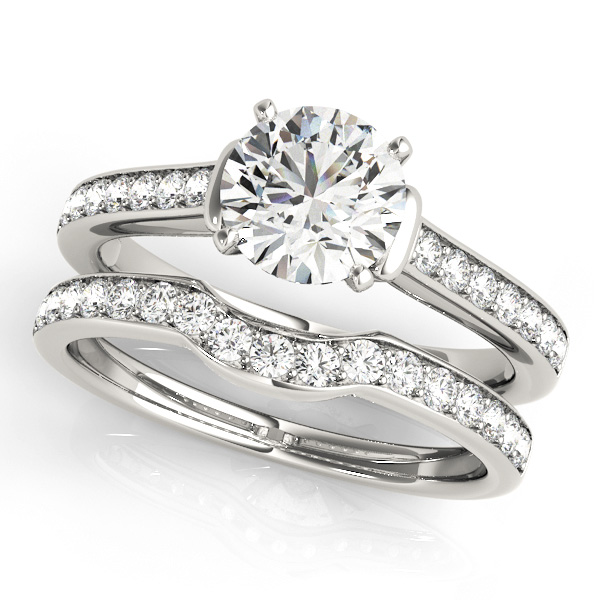 10k white gold engagement ring