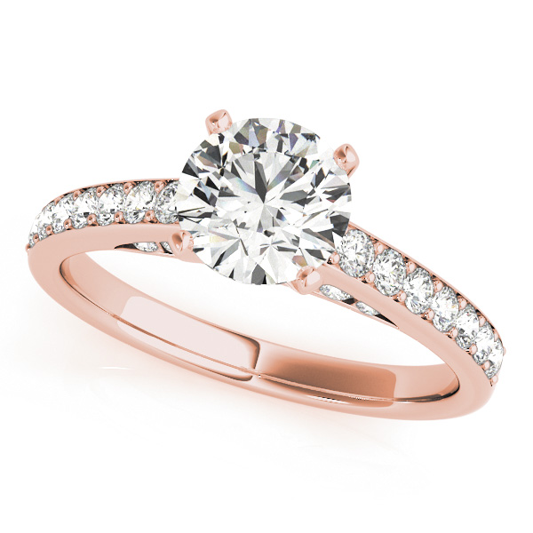 Overnight 18k Rose Gold Engagement Ring 50943 E 18kr Blocher