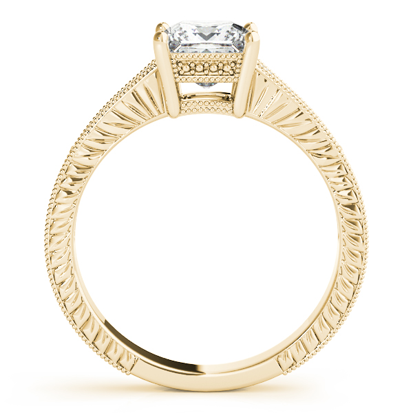 14K Yellow Gold Antique Engagement Ring Image 2 Grono and Christie Jewelers East Milton, MA