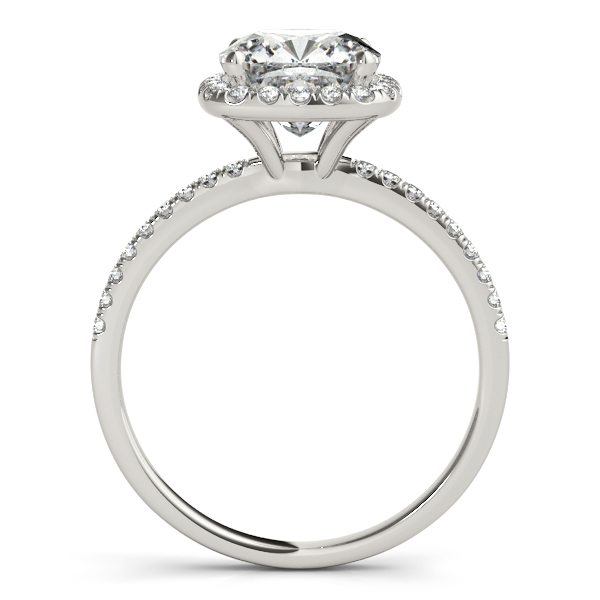 Platinum Halo Engagement Ring 50906 E 6 5 Pl Engagement Rings