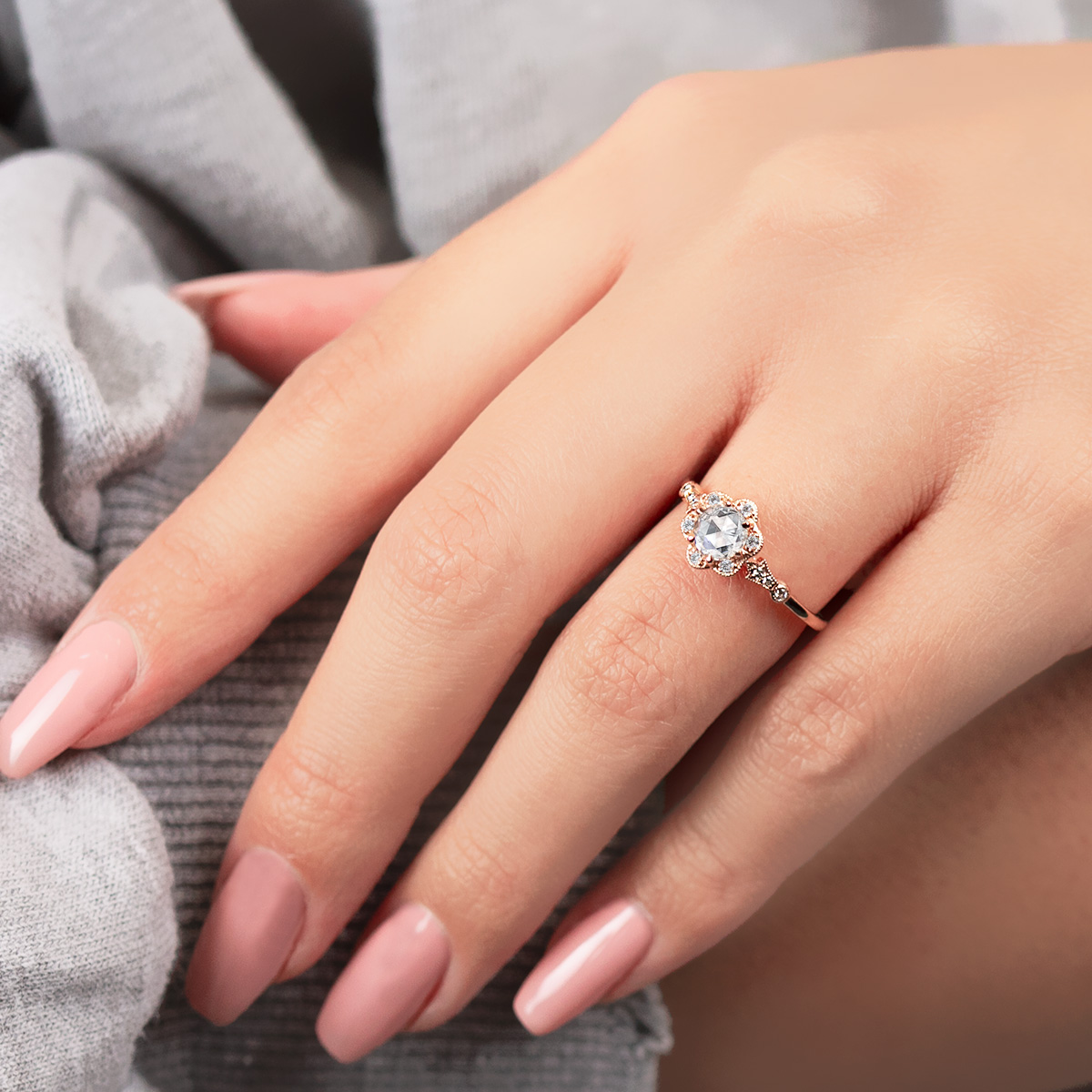 lumiere diamond engagement ring