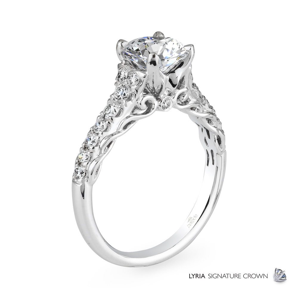 1CT Women Wedding Ring SONA Diamond Engagement Ring With Wedding Band Ring 