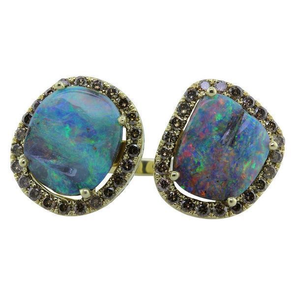 Parle Yellow Gold Boulder Opal Bracelet Bmbo2a818ci The Jewelry Source El Segundo Ca