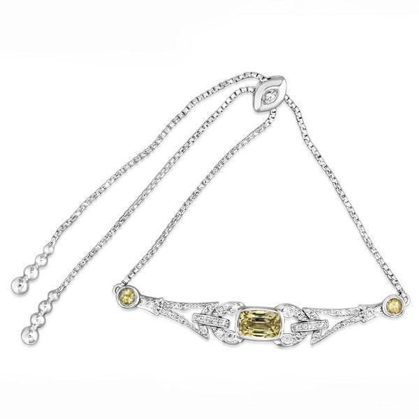 White Gold Sapphire Bracelet Tom Poe Diamonds Enumclaw, WA
