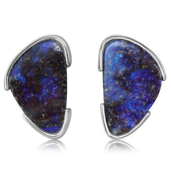 Sterling Silver Boulder Opal Earrings Parris Jewelers Hattiesburg, MS
