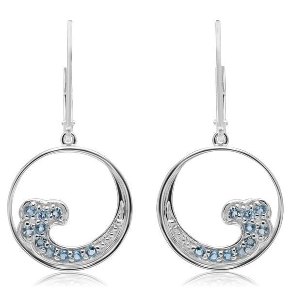Sterling Silver Topaz Earrings Ross's Fine Jewelers Kilmarnock, VA