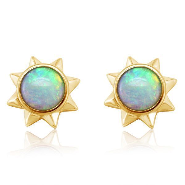 White Gold Citrine Earrings Leslie E. Sandler Fine Jewelry and Gemstones rockville , MD