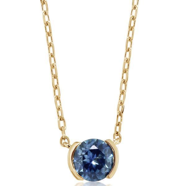 White Gold Aquamarine Necklace Ware's Jewelers Bradenton, FL