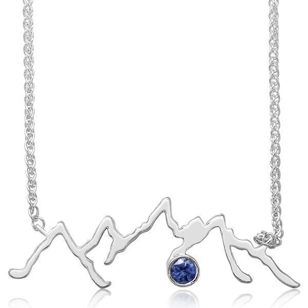 Sterling Silver Sapphire Necklace Ross's Fine Jewelers Kilmarnock, VA