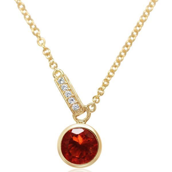 Yellow Gold Fire Opal Necklace Gold Mine Jewelers Jackson, CA