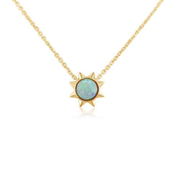 White Gold Citrine Necklace Blue Heron Jewelry Company Poulsbo, WA