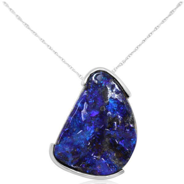 Sterling Silver Boulder Opal Pendant J. Anthony Jewelers Neenah, WI