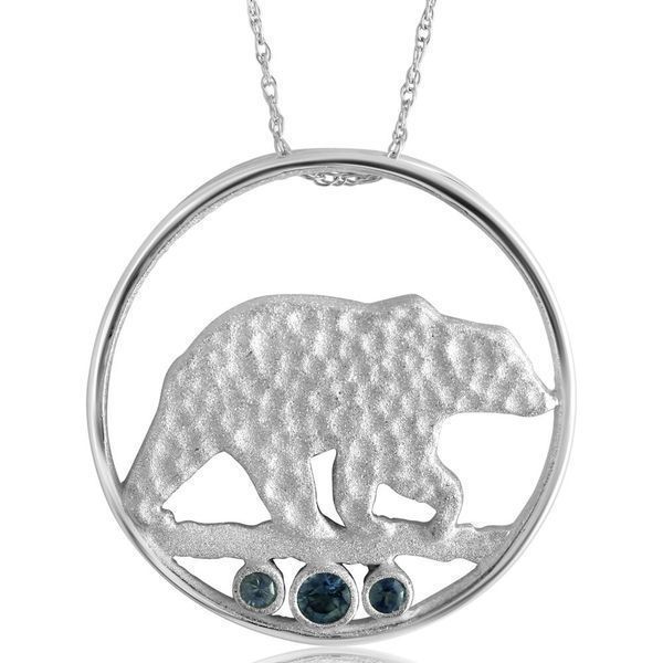Sterling Silver Sapphire Pendant Rick's Jewelers California, MD