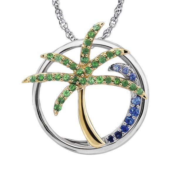 Mixed Sapphire Pendant Leslie E. Sandler Fine Jewelry and Gemstones rockville , MD