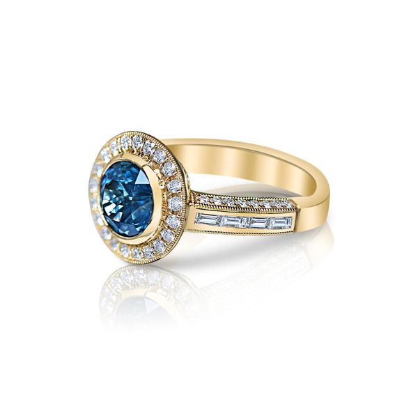 Yellow Gold Sapphire Ring Image 2 Gold Mine Jewelers Jackson, CA