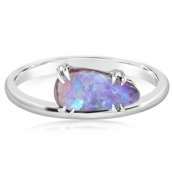 Sterling Silver Boulder Opal Ring J. Anthony Jewelers Neenah, WI