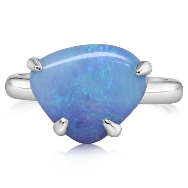 Sterling Silver Boulder Opal Ring John E. Koller Jewelry Designs Owasso, OK