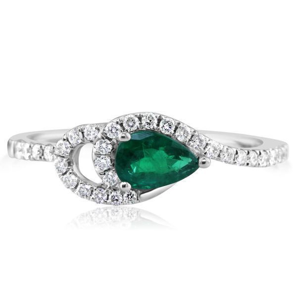 White Gold Emerald Ring Gold Mine Jewelers Jackson, CA
