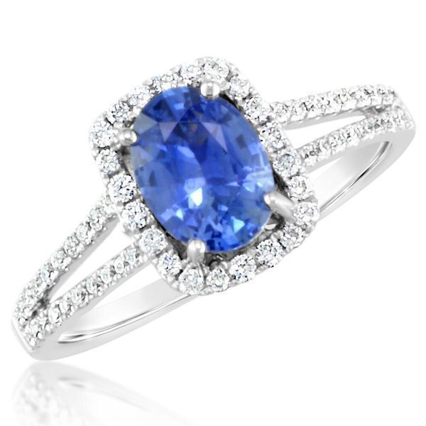 White Gold Sapphire Ring Towne & Country Jewelers Westborough, MA
