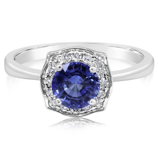 White Gold Sapphire Ring Towne & Country Jewelers Westborough, MA