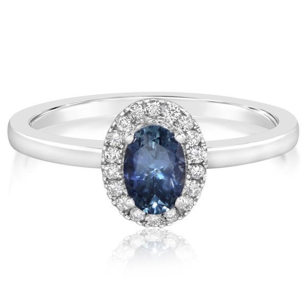 White Gold Sapphire Ring E.M. Smith Family Jewelers Chillicothe, OH