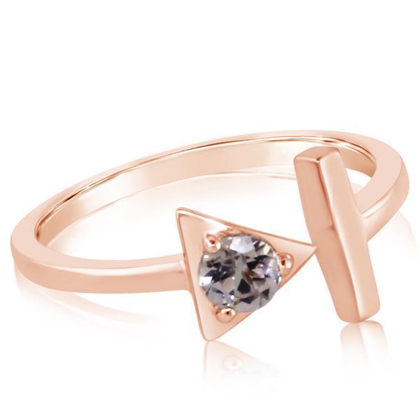 Rose Gold Lotus Garnet Ring Blue Marlin Jewelry, Inc. Islamorada, FL