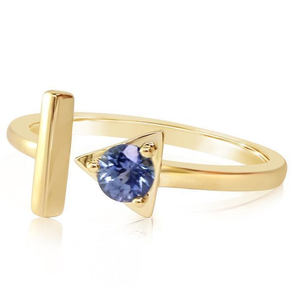 Yellow Gold Sapphire Ring Morrison Smith Jewelers Charlotte, NC