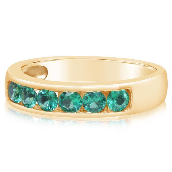 Yellow Gold Emerald Ring Morrison Smith Jewelers Charlotte, NC