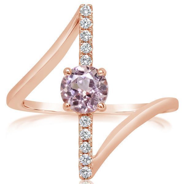 Rose Gold Lotus Garnet Ring Biondi Diamond Jewelers Aurora, CO