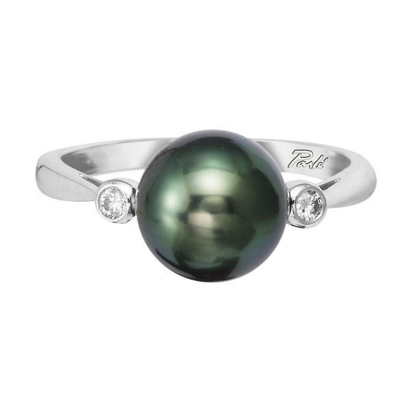 White Gold Pearl Ring Leslie E. Sandler Fine Jewelry and Gemstones rockville , MD