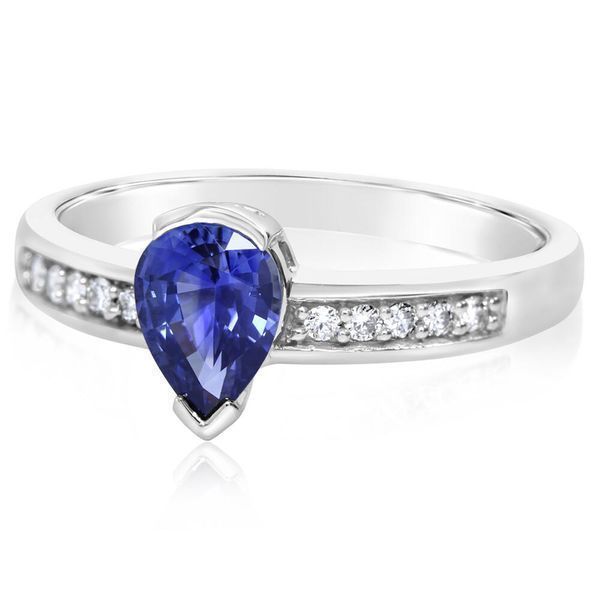 White Gold Sapphire Ring Morrison Smith Jewelers Charlotte, NC