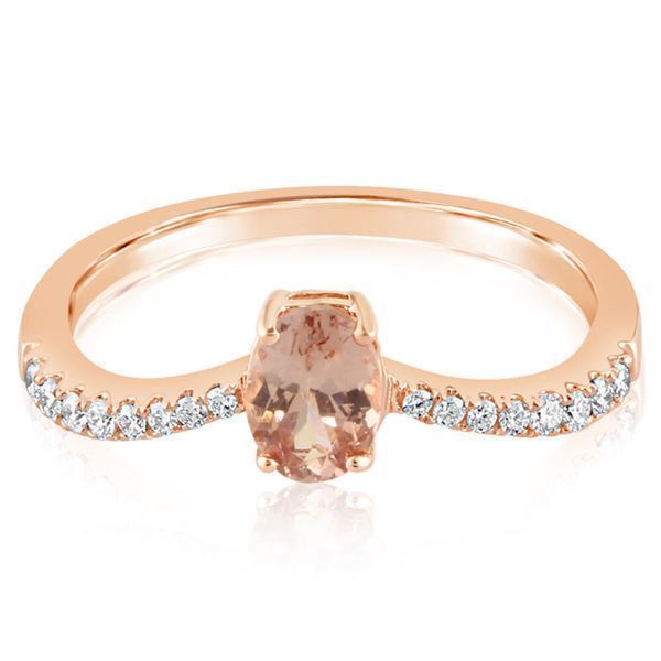 Rose Gold Lotus Garnet Ring Timmreck & McNicol Jewelers McMinnville, OR