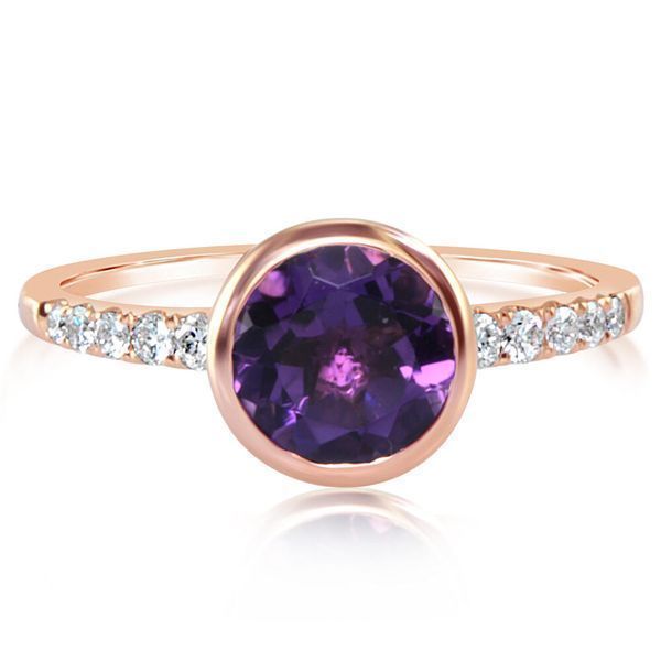 Rose Gold Rhodolite Garnet Ring Mar Bill Diamonds and Jewelry Belle Vernon, PA